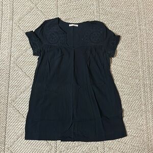 Beautiful gauze tunic navy